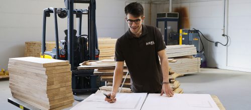 Treppenbau Diehl Mitarbeiter Tobias Krebser - Holztechniker